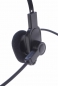 Preview: Kopfbügel Headset mit Mikrofon und PTT für Kenwood Standard Funkgeräte Doppelklinke